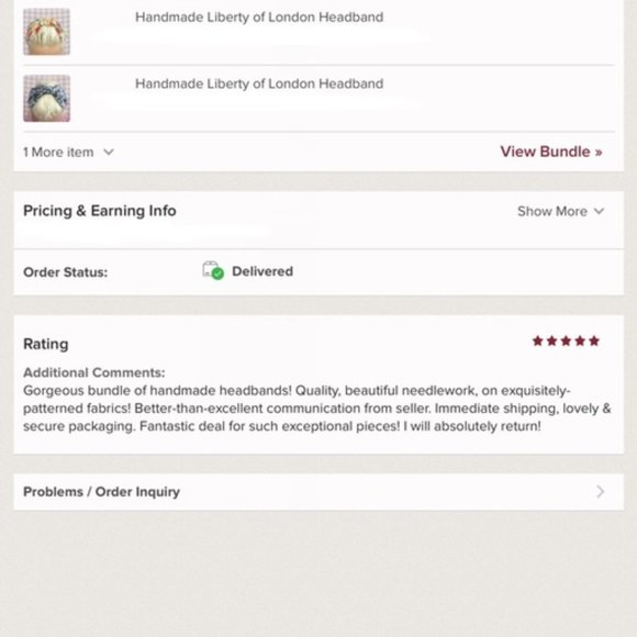 Liberty of London Art Fabric Headband - Picture 13 of 16